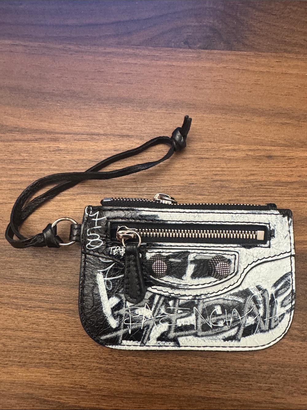 Balenciaga Le Cagole Graffiti Coin Purse NWOT